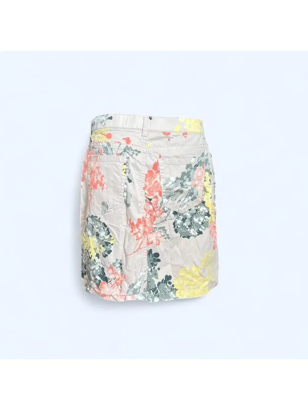 Vintage Y2K Croft & Barrow Floral Skirt With Pockets Size Large